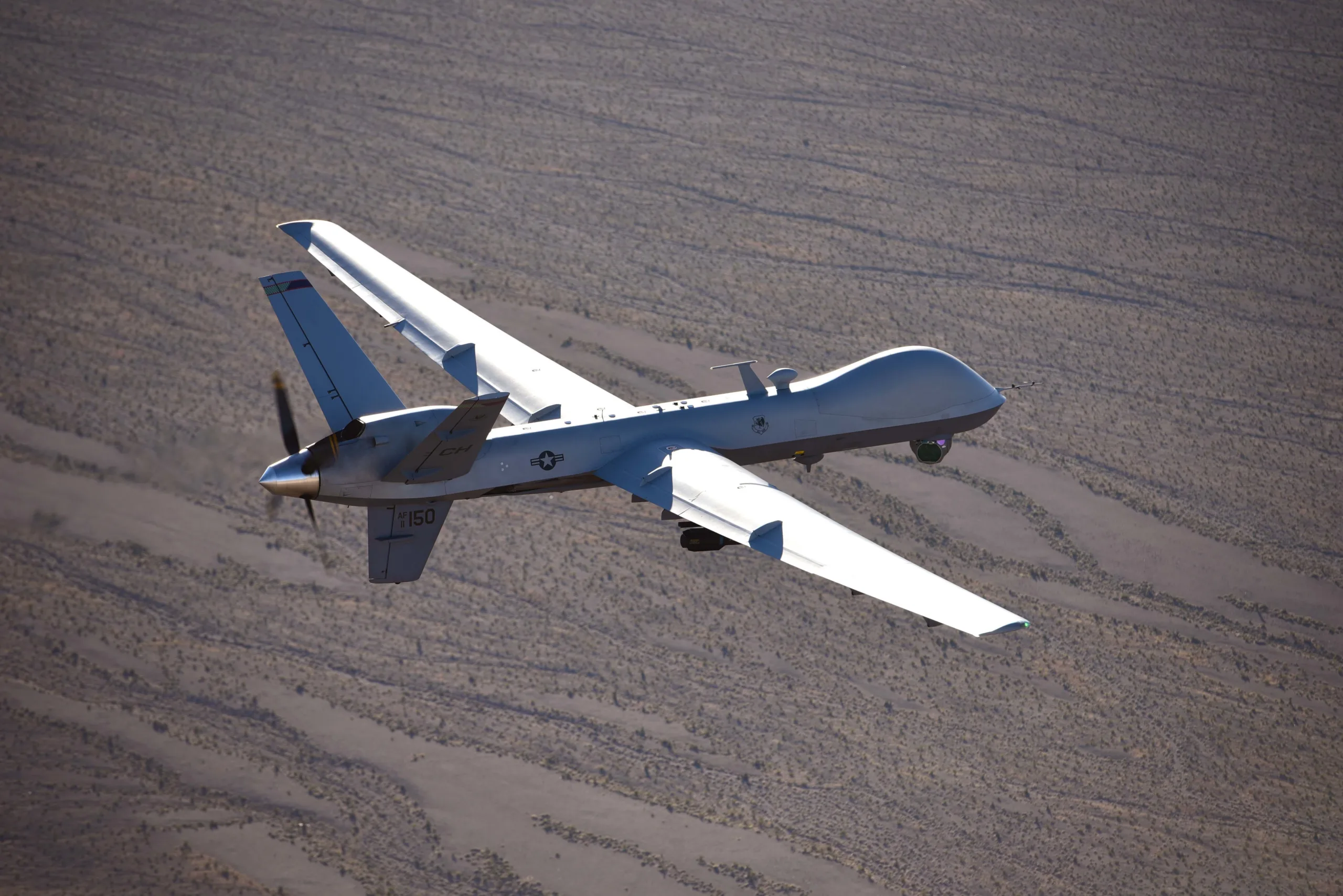 Imagen del dron estadounidense MQ 9 Reaper.