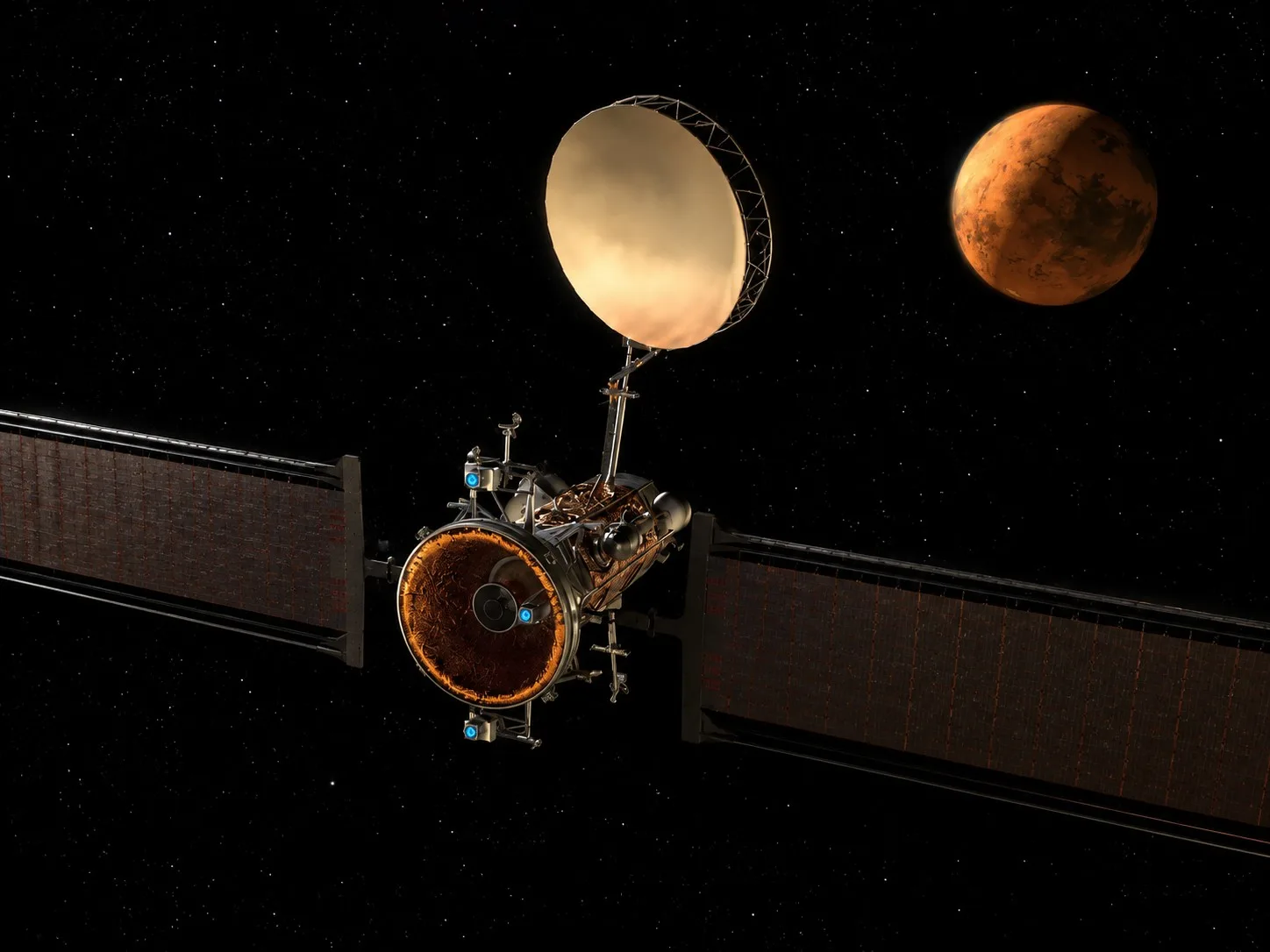La NASA comienza el proyecto para construir una Red de Telecomunicaciones en Marte.