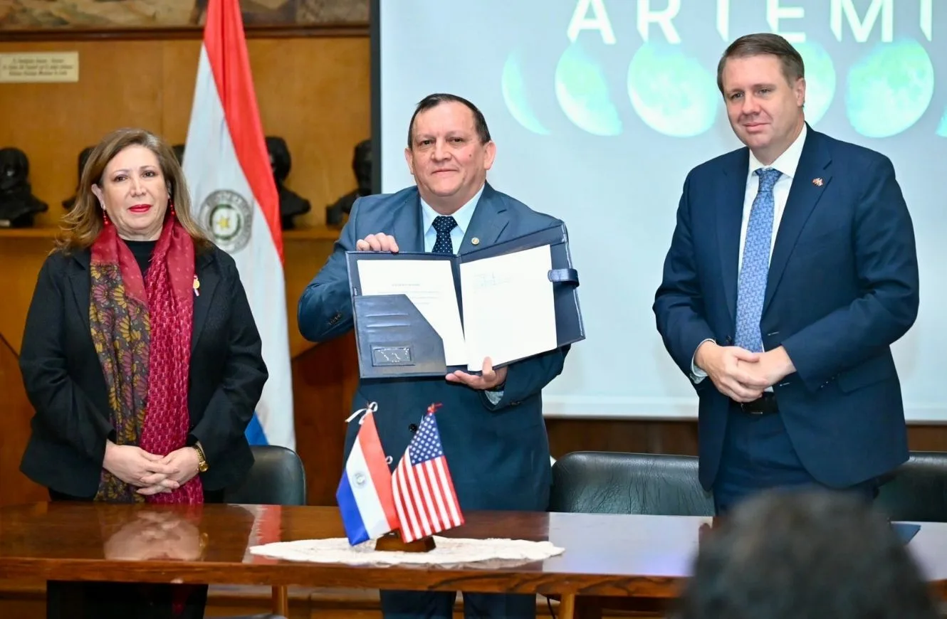 Paraguay se suma a al programa de exploración lunar de la NASA como signatario número 67 de los Acuerdos Artemis.