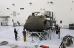 Imagen de la nave Orión que la NASA usó para sobrevolar la Luna en Artemis II. Isaacman misión china