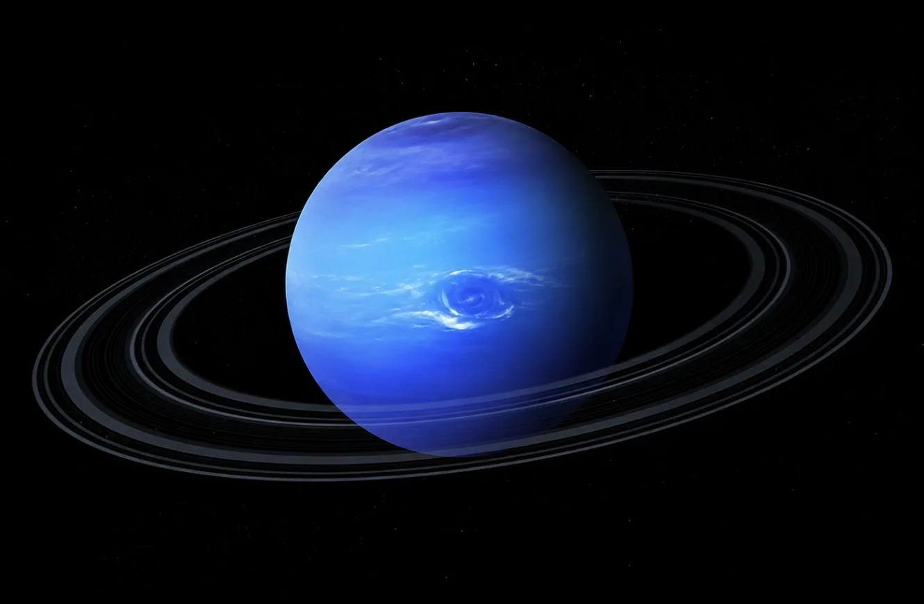 Neptuno es el planeta más alejado del Sol.