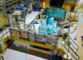 Imagen del reactor nuclear RA-10, instalado en el Centro Atómico Ezeiza. industria nuclear argentina