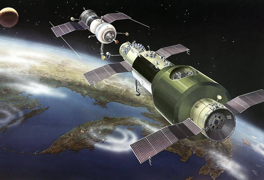 La soviética Salyut 1 se lanzó en 1971 y se convirtió en la primera estación espacial de la historia.