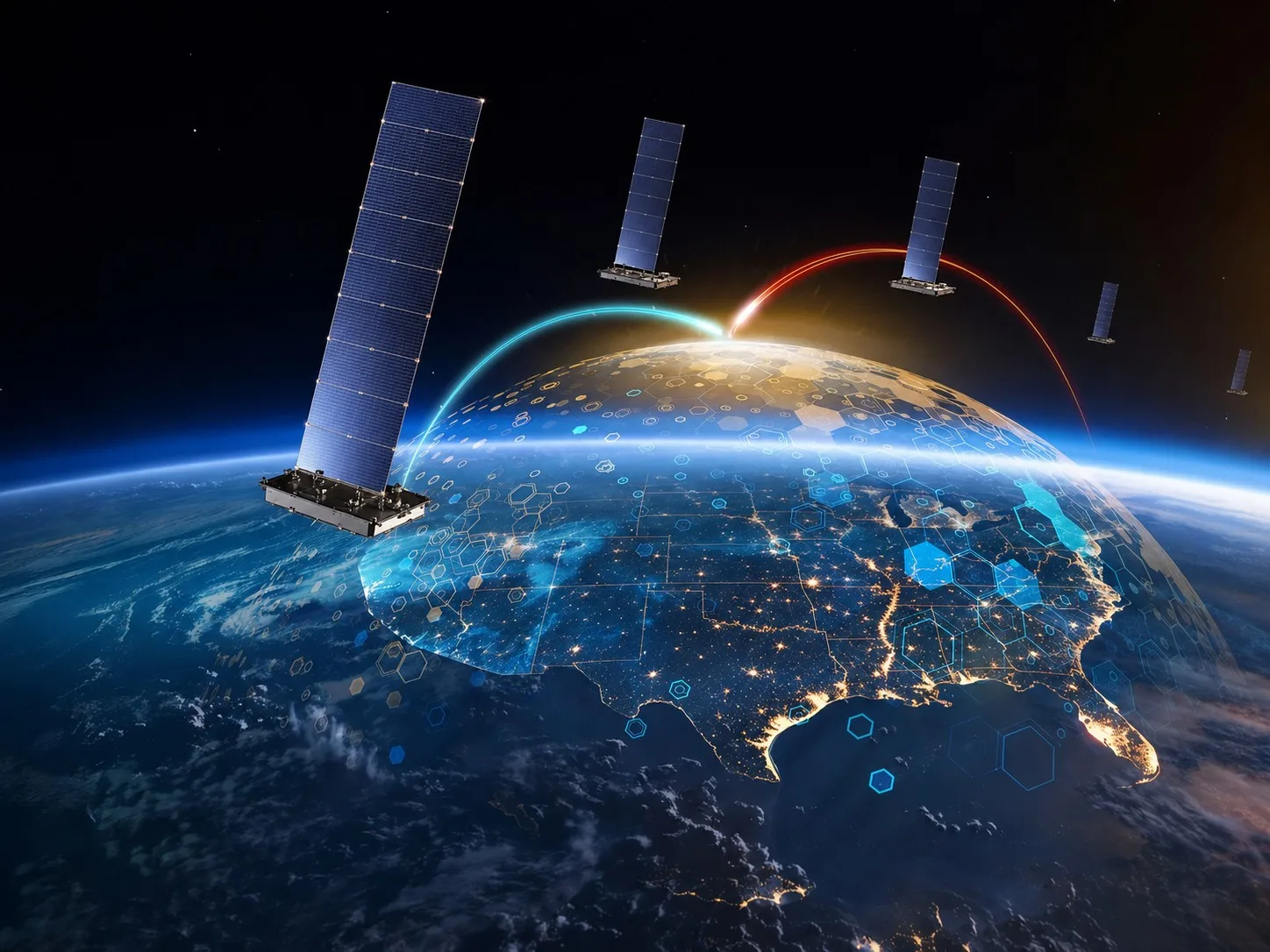 EE.UU. eligió a SpaceX para construir una red militar satelital clave para su escudo antimisiles Golden Dome.