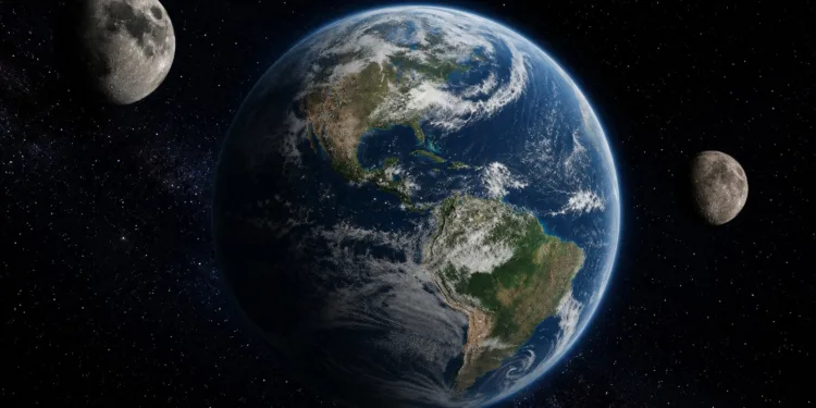 ¿Qué pasaría si la Tierra tuviera dos lunas?
