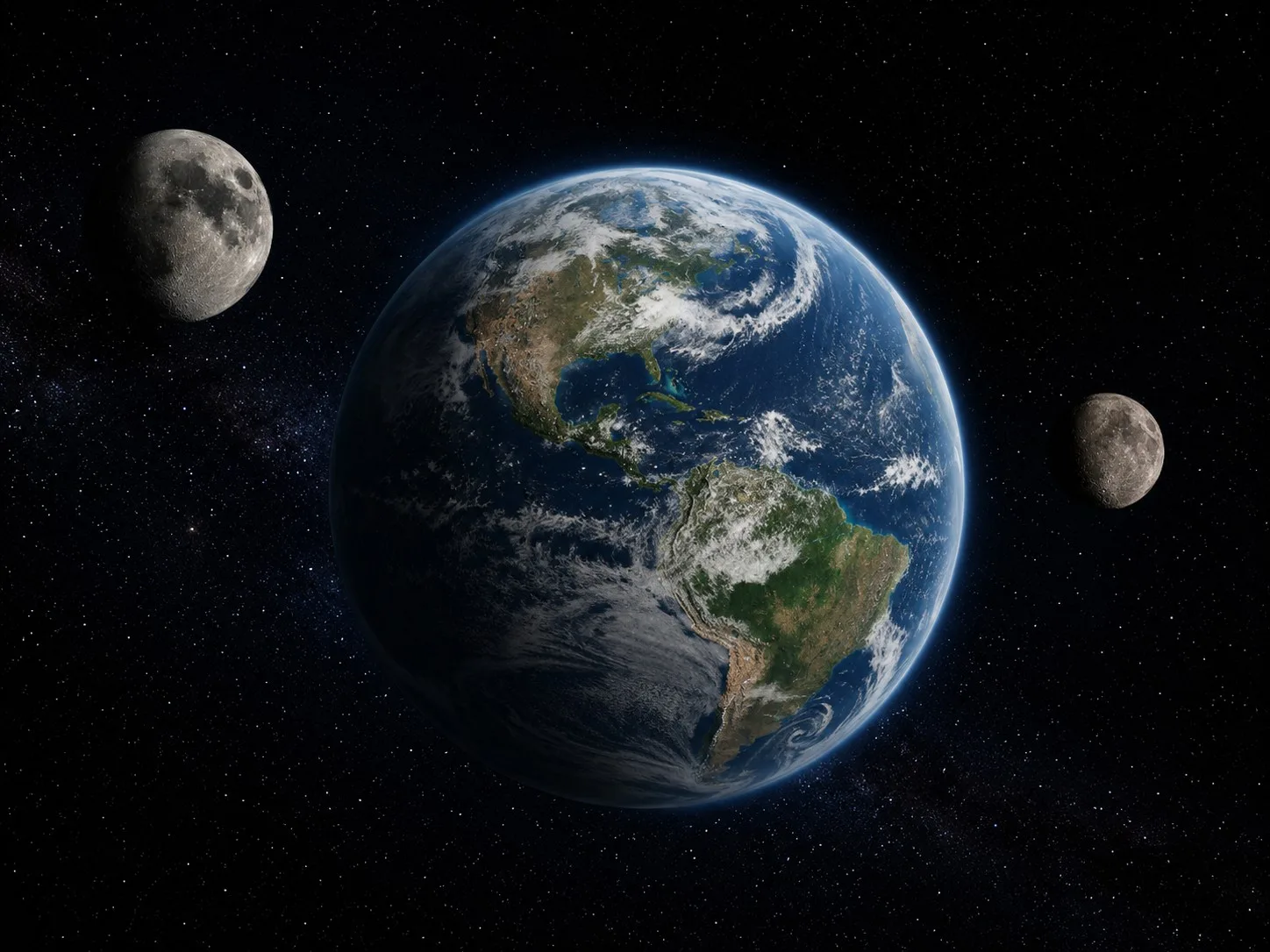 ¿Qué pasaría si la Tierra tuviera dos lunas?