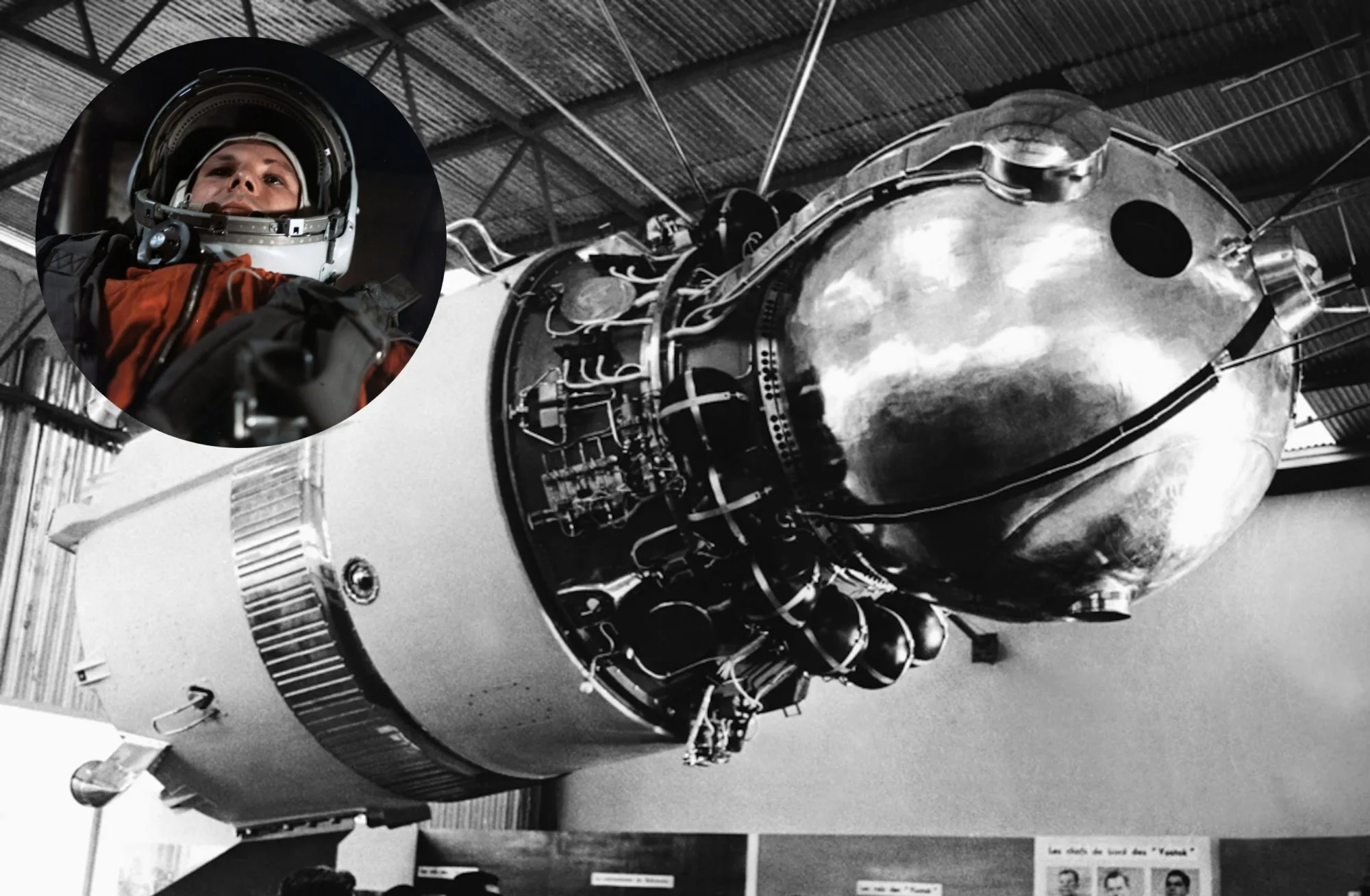 La Unión Soviética lanzó a Vostok 1 el 12 de abril de 1961, con Yuri Gagarin a bordo de camino al espacio.