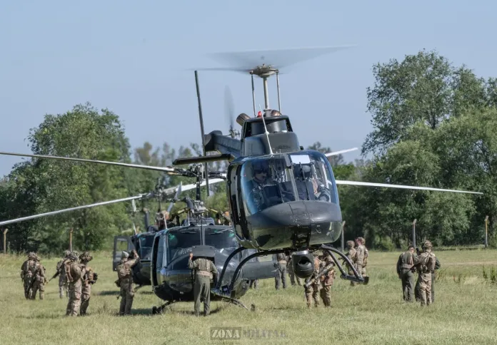 Ejercicio militar de las Fuerzas Armadas Argentinas CANDU.