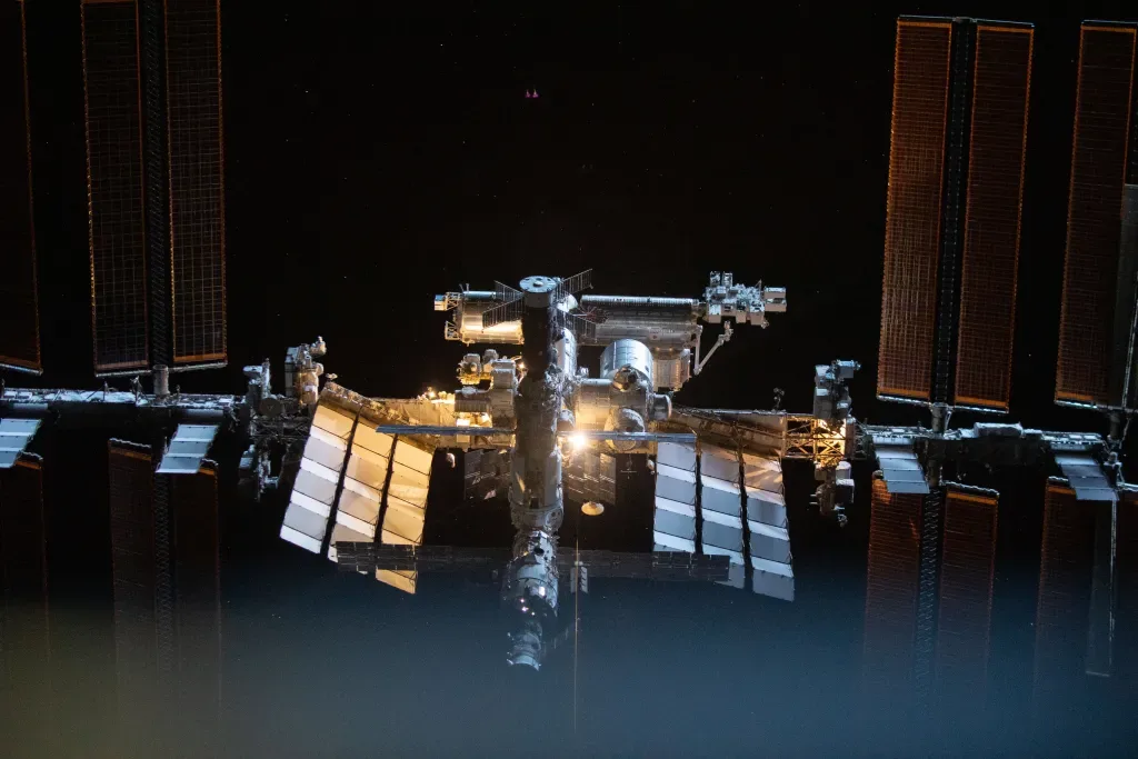 Imagen de la ISS desde el espacio. Crédito: NASA. Estación Espacial Internacional