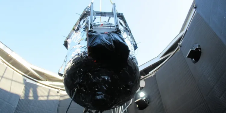 LOXSAT, el proyecto de la NASA de reabastecimiento de combustible criogénico en el espacio. Crédito: NASA. LOXSAT NASA