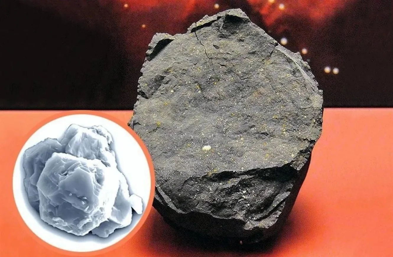 Imagen del meteorito Murchison, caído en Australia en 1969. pansperimia
