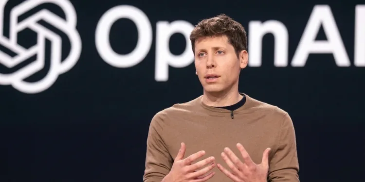 Imagen de Sam Altman, director ejecutivo de OpenAI. Sam Altman juicio