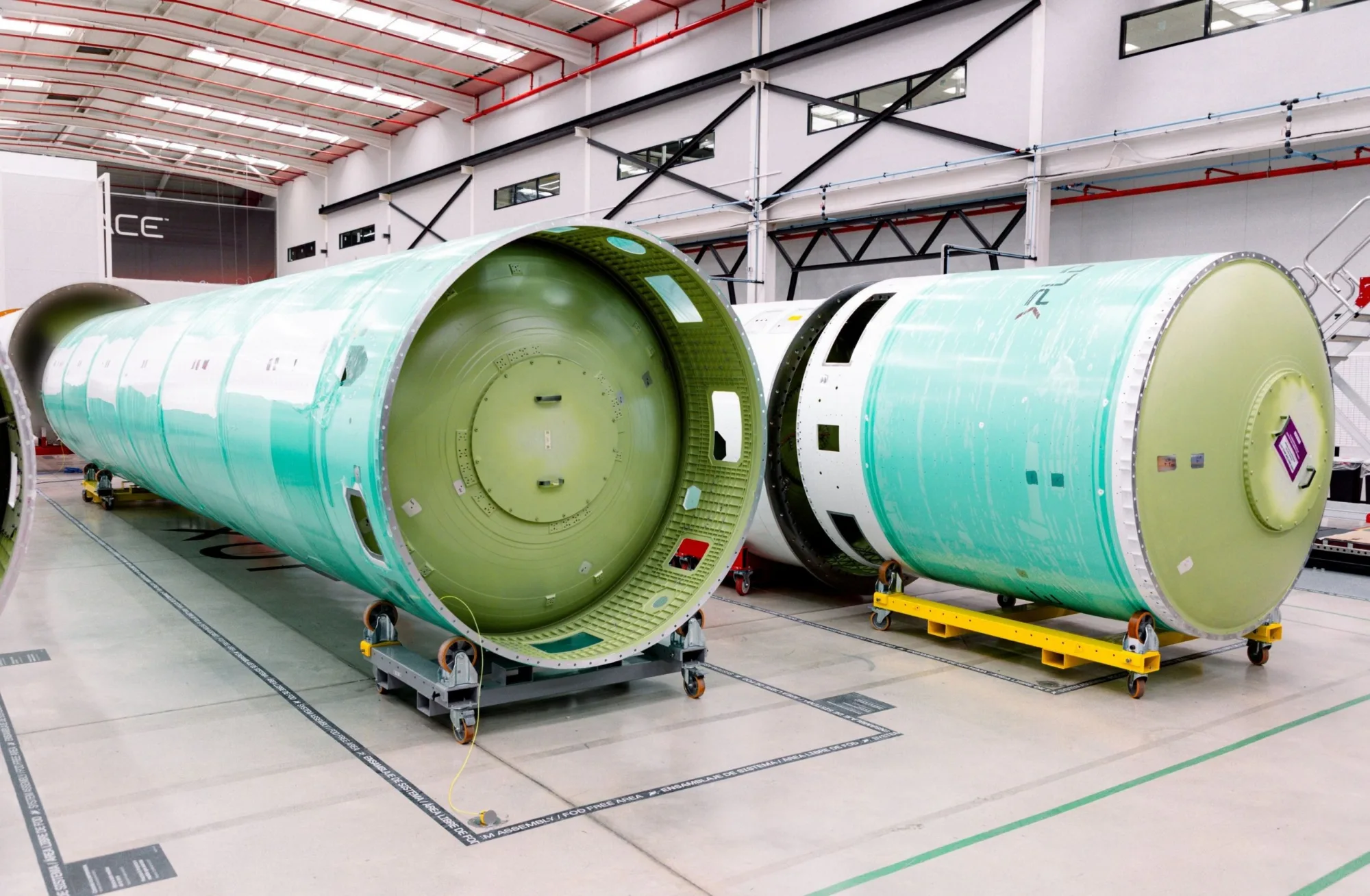 Tanques de Oxígeno Líquido (LOX) de Flight 1 para el MIURA 5.