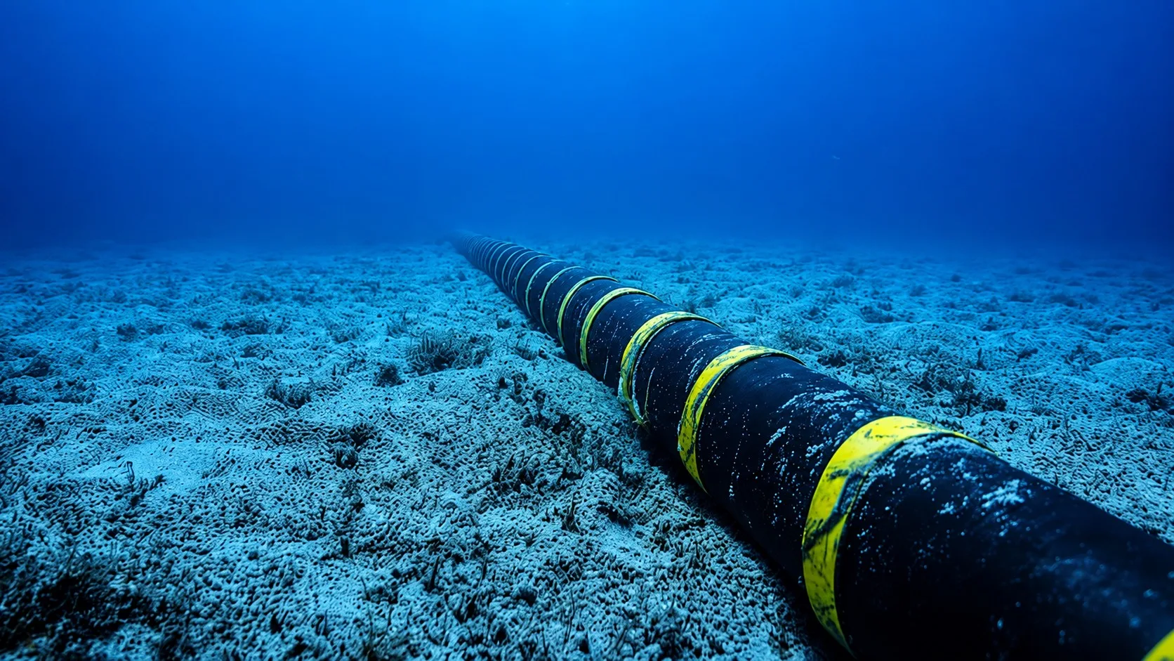 Más del 99% del tráfico internacional de datos circula a través de cables submarinos de fibra óptica desplegados en los fondos oceánicos.