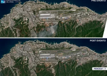 Perú puso a disposición de Venezuela imágenes satelitales captadas por el PerúSAT-1 para apoyar la evaluación de daños provocados por el doble terremoto que afectó al norte del país.