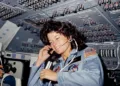 Sally Ride, la primera mujer estadounidense en viajar al espacio.