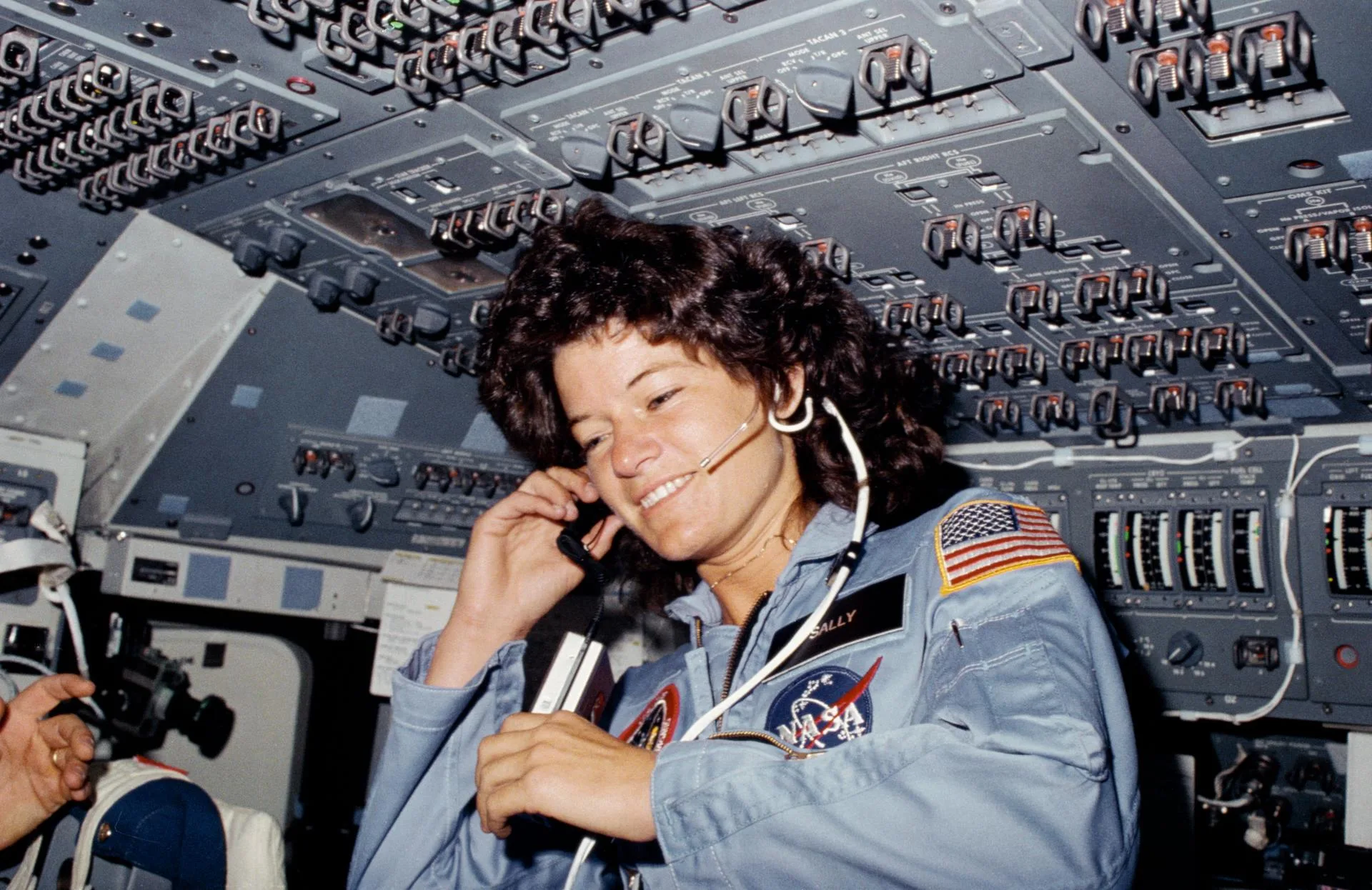 Sally Ride, la primera mujer estadounidense en viajar al espacio.