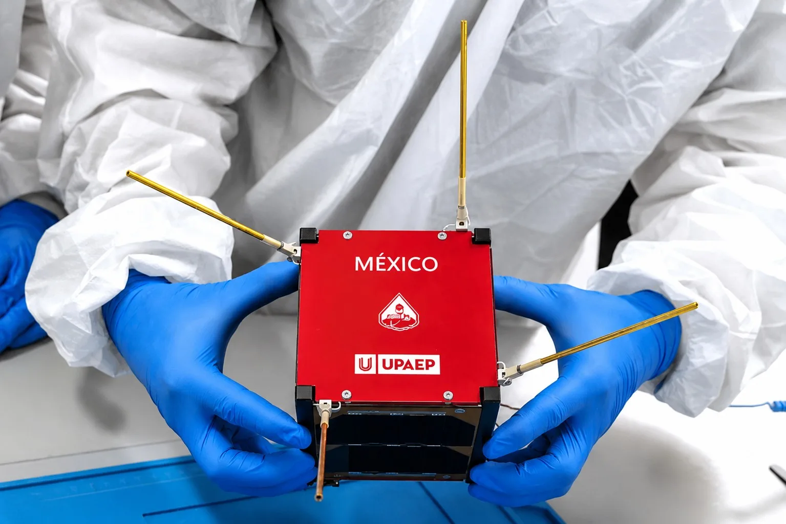 CubeSat Gxiba-1 de 1U de México que fue desplegado desde la Estación Espacial Internacional (ISS) en febrero de 2026.