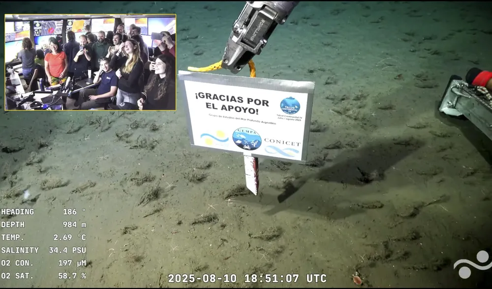 En 2025, el CONICET y el Schmidt Ocean Institute llevaron a cabo la investigación "Talud Continental IV: Oasis Submarinos del Cañón de Mar del Plata".