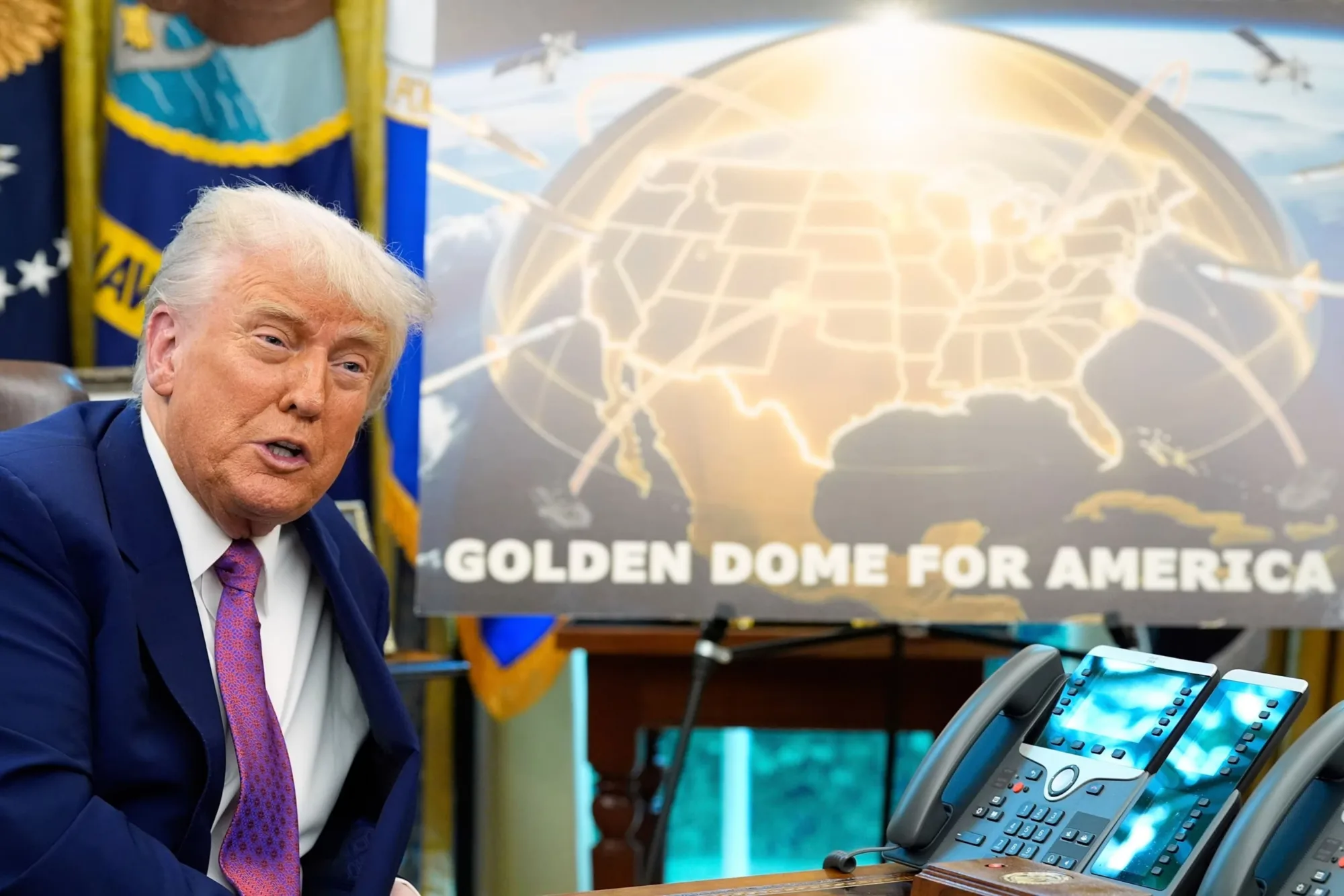 El Golden Dome es el ambicioso proyecto con el que Estados Unidos busca desarrollar un escudo antimisiles para proteger todo su territorio.