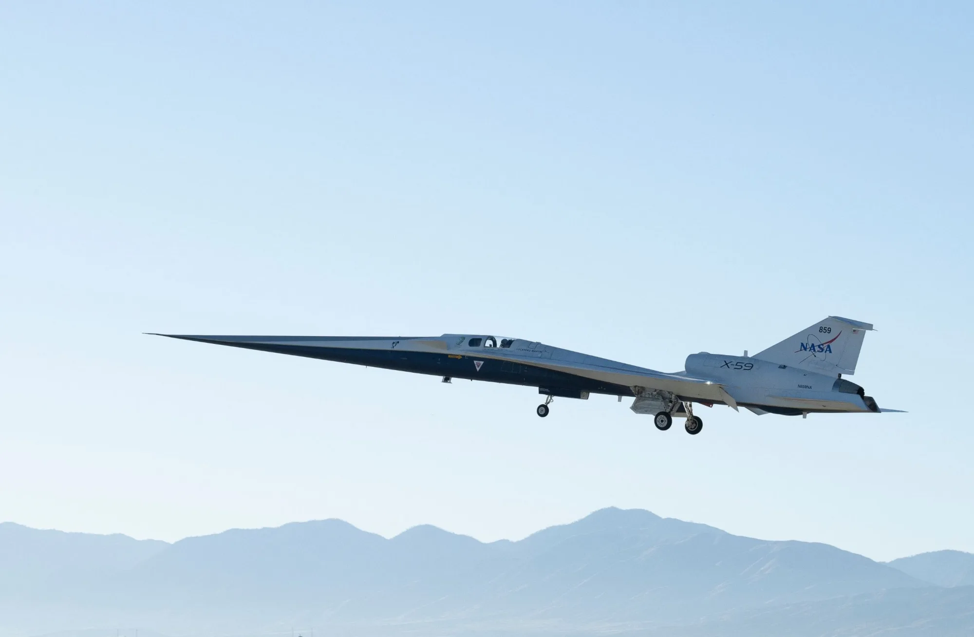 Este junio volará el avión supersónico X-59 de la NASA que unirá Nueva York y Londres en 3 horas.