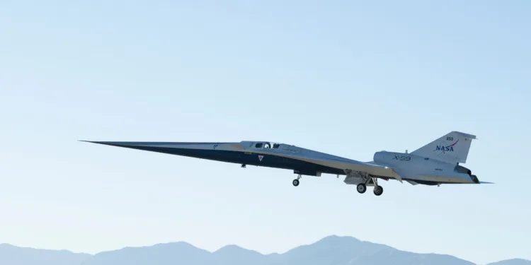 Este junio volará el avión supersónico X-59 de la NASA que unirá Nueva York y Londres en 3 horas.