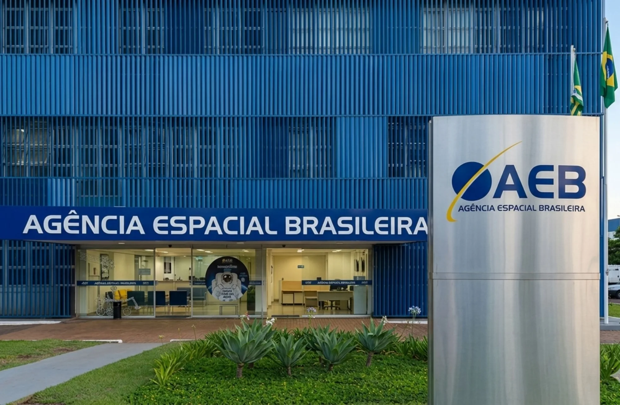 Imagen de la sede de la Agencia Espacial Brasileña en Brasilia. aeroespacial Brasil