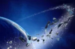 Actualmente, La masa total de basura espacial que orbita el planeta asciende aproximadamente a 16.200 toneladas de material artificial.