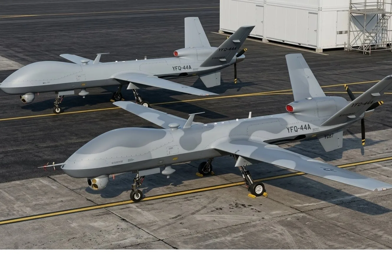 Imagen de las aeronaves semiautónomas FQ-44 de la empresa Anduril. Fuerza aérea Anduril