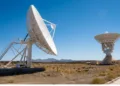 Imagen de la estación de espacio profundo en Neuquén. Argentina.