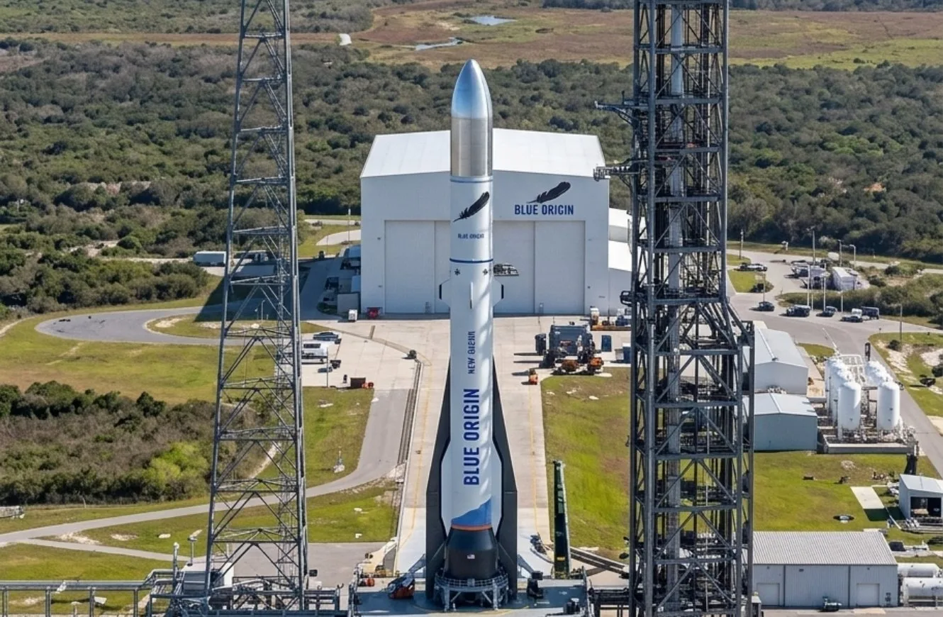 Imagen del Complejo de Lanzamiento 36 (LC-36) de Cabo Cañaveral de Blue Origin.