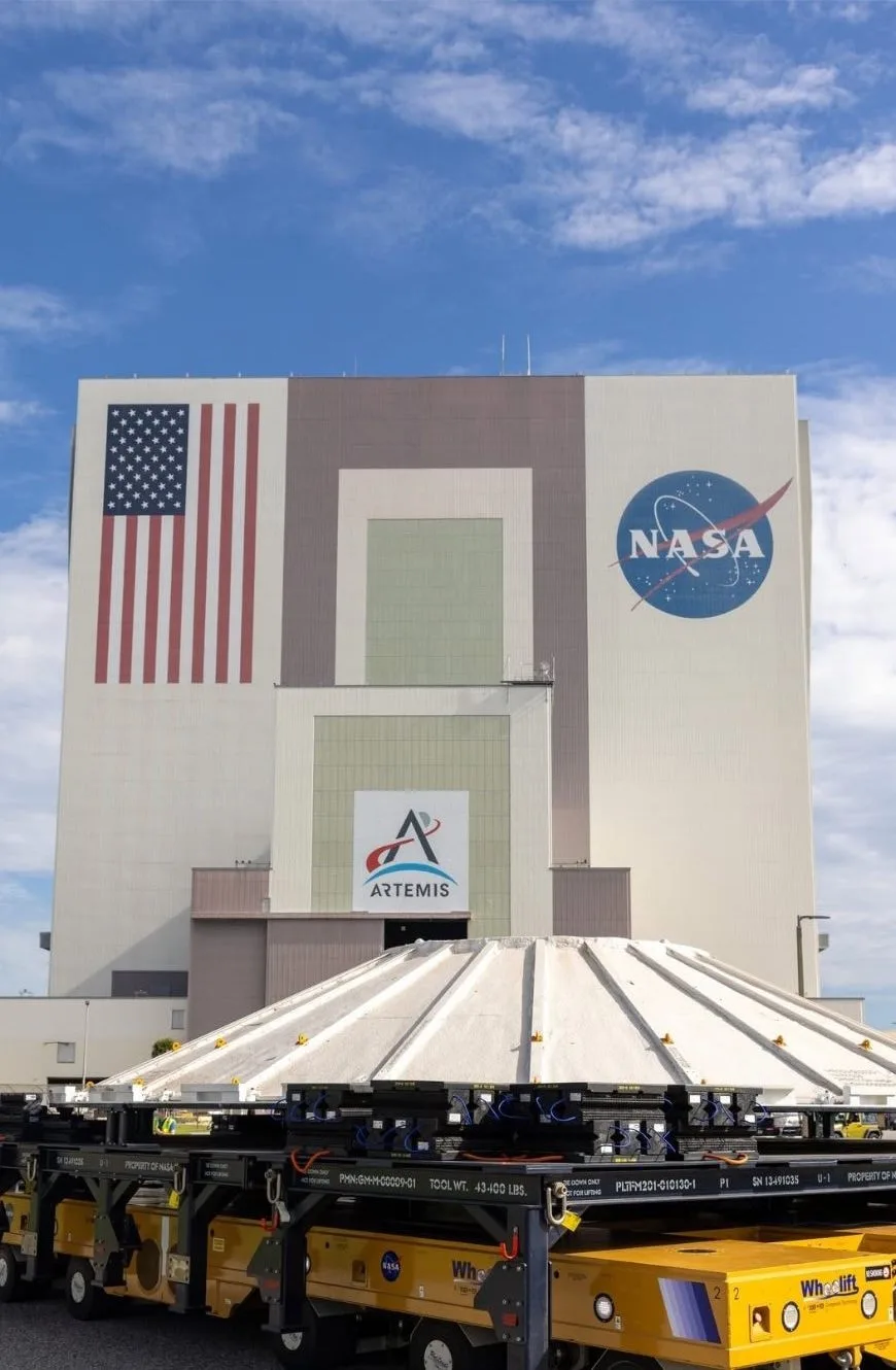 Imagen de Pegasus, la cubierta del SLS de la NASA. Crédito: NASA.