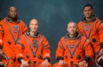 La tripulación de Artemis III posa para un retrato oficial (de izquierda a derecha): Andre Douglas, Luca Parmitano, Randy Bresnik, Frank Rubio. Crédito: NASA.