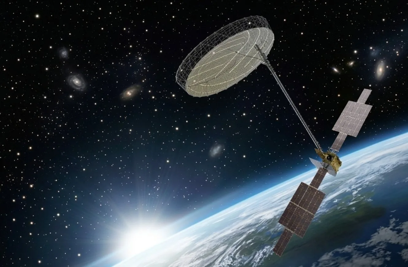 Imagen del satélite Viasat, cuyas redes sufrieron un hackeo masivo en 2022. hackear satélite