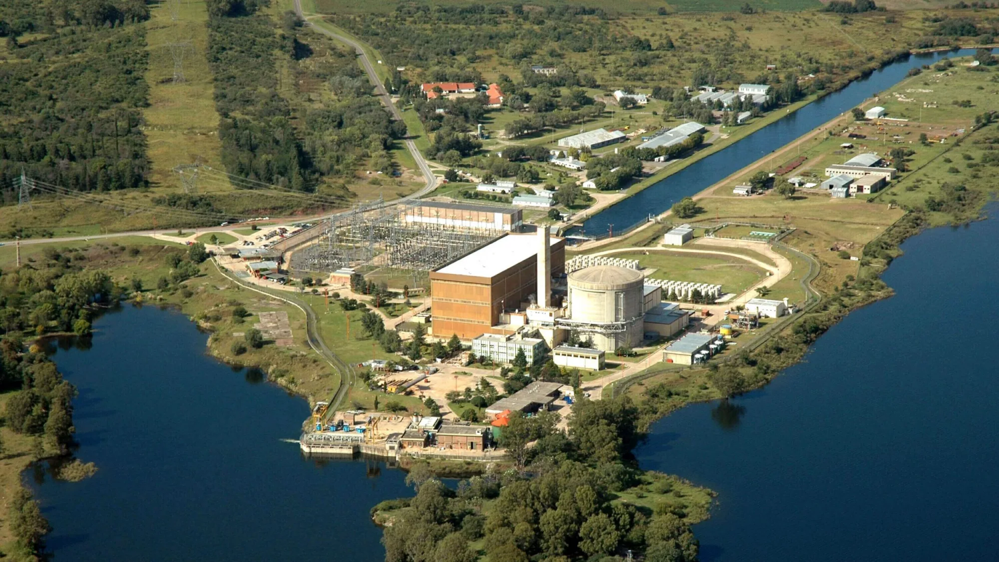 Central nuclear de potencia Embalse, ubicada en Córdoba.