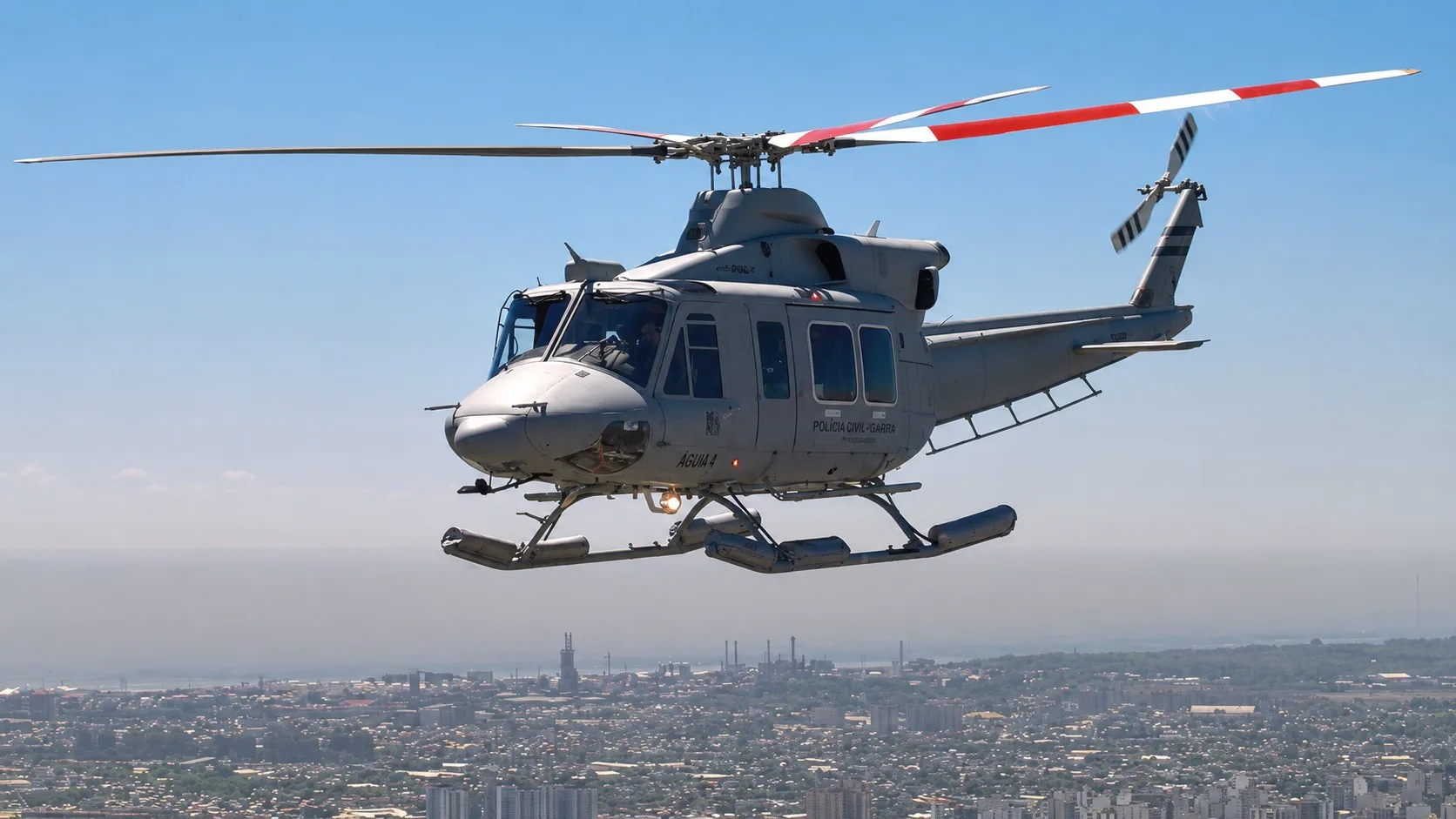 El Bell 412EP es uno de los principales helicópteros utilitarios de la Fuerza Aérea.