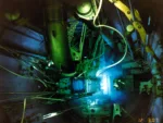 Pileta del reactor nuclear ETRR-2 que la empresa argentina INVAP construyó en Egipto.