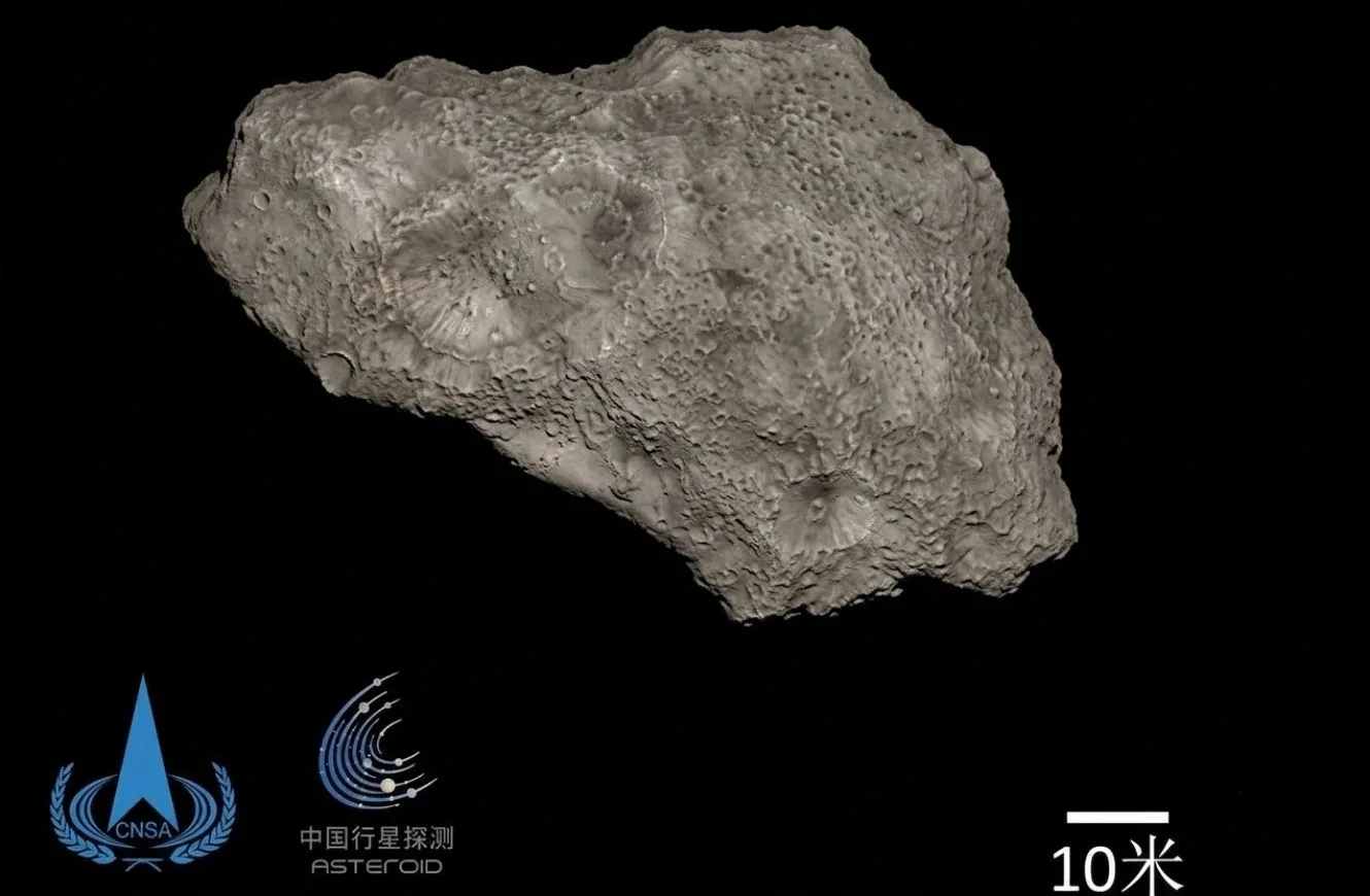 Imagen del asteroide Kamoʻoalewa cercano a la Tierra. Crédito: CNSA.
