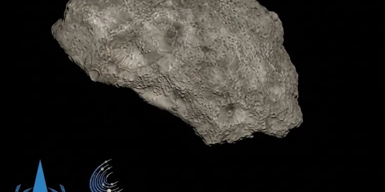 Imagen del asteroide Kamoʻoalewa cercano a la Tierra. Crédito: CNSA.