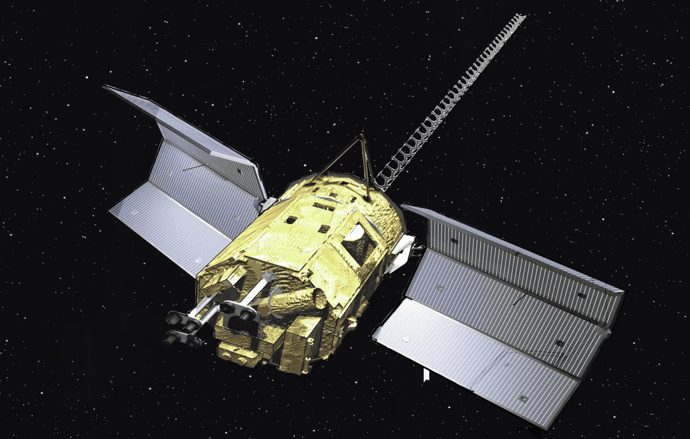 Satélite argentino de observación óptica de la Tierra SAC-C. Estuvo desarrollado por la empresa argentina INVAP para la CONAE, y operó durante 13 años en el espacio.