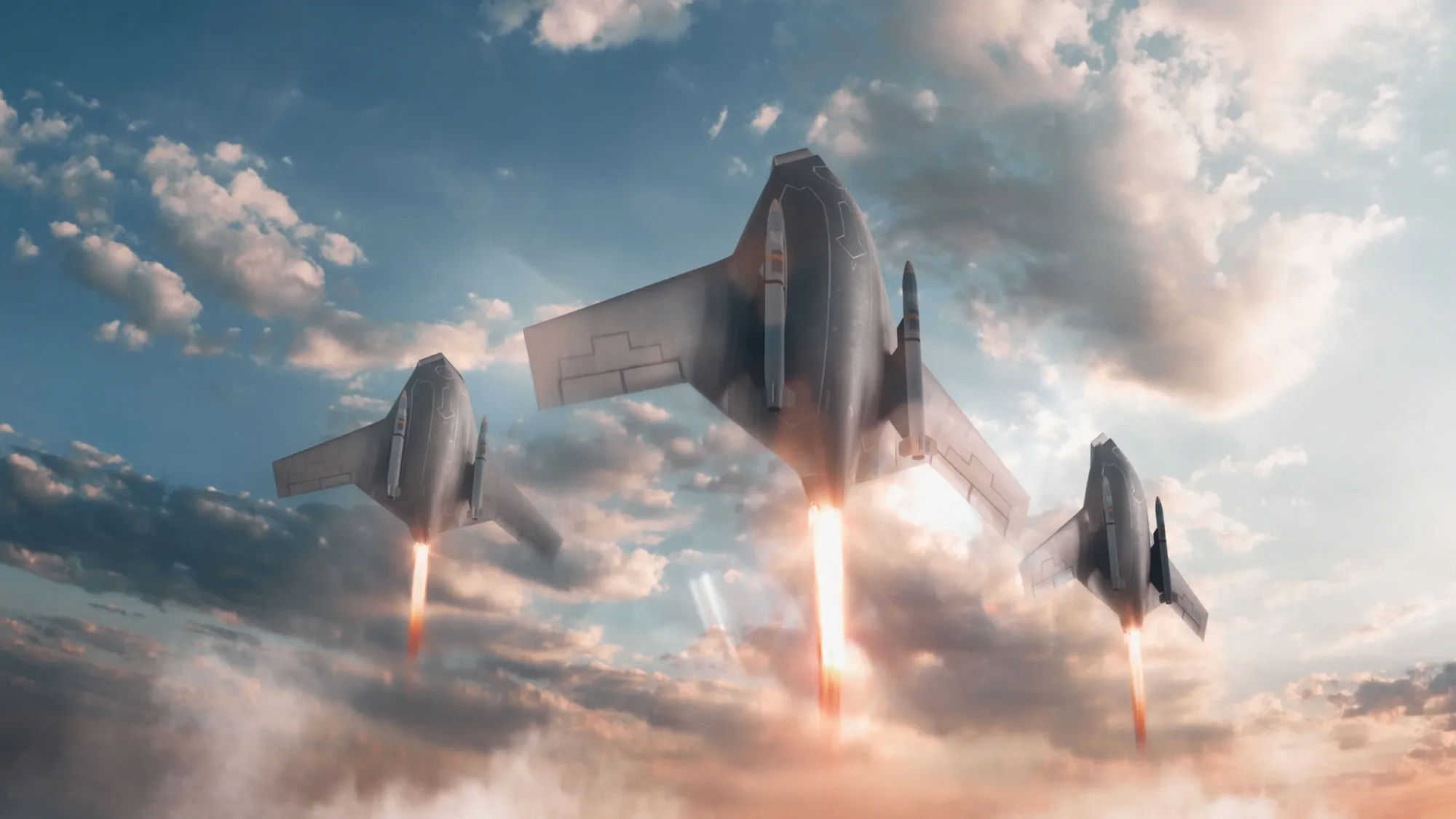 Shield AI desarrolla X-BAT, un caza autónomo y propulsado a reacción que combina autonomía avanzada, despegue vertical y largo alcance.