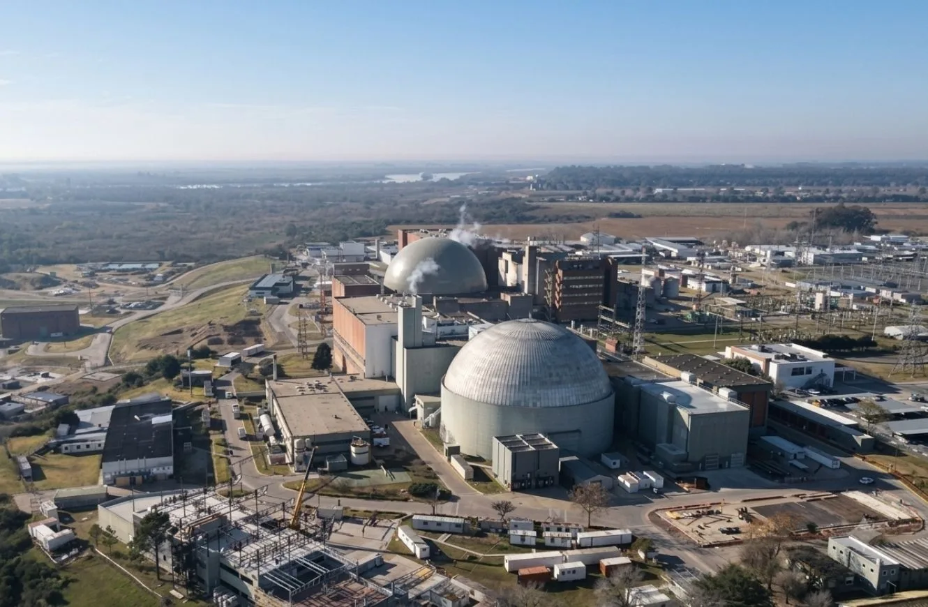 Imagen de la central nuclear argentina Atucha. ACR-300