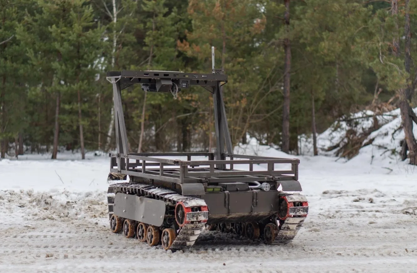 Imagen de la plataforma robótica Bizon-L. Brave1