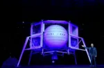 Imagen del prototipo de la estructura del módulo de descenso Blue Moon.