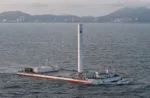 Imagen del buque de recuperación de cohetes "Interstellar Return" completó con éxito la prueba de entrenamiento conjunto en el mar de proceso completo para la recuperación marítima, transportando un simulador mecánico de la primera etapa del vehículo de lanzamiento SQX-3.