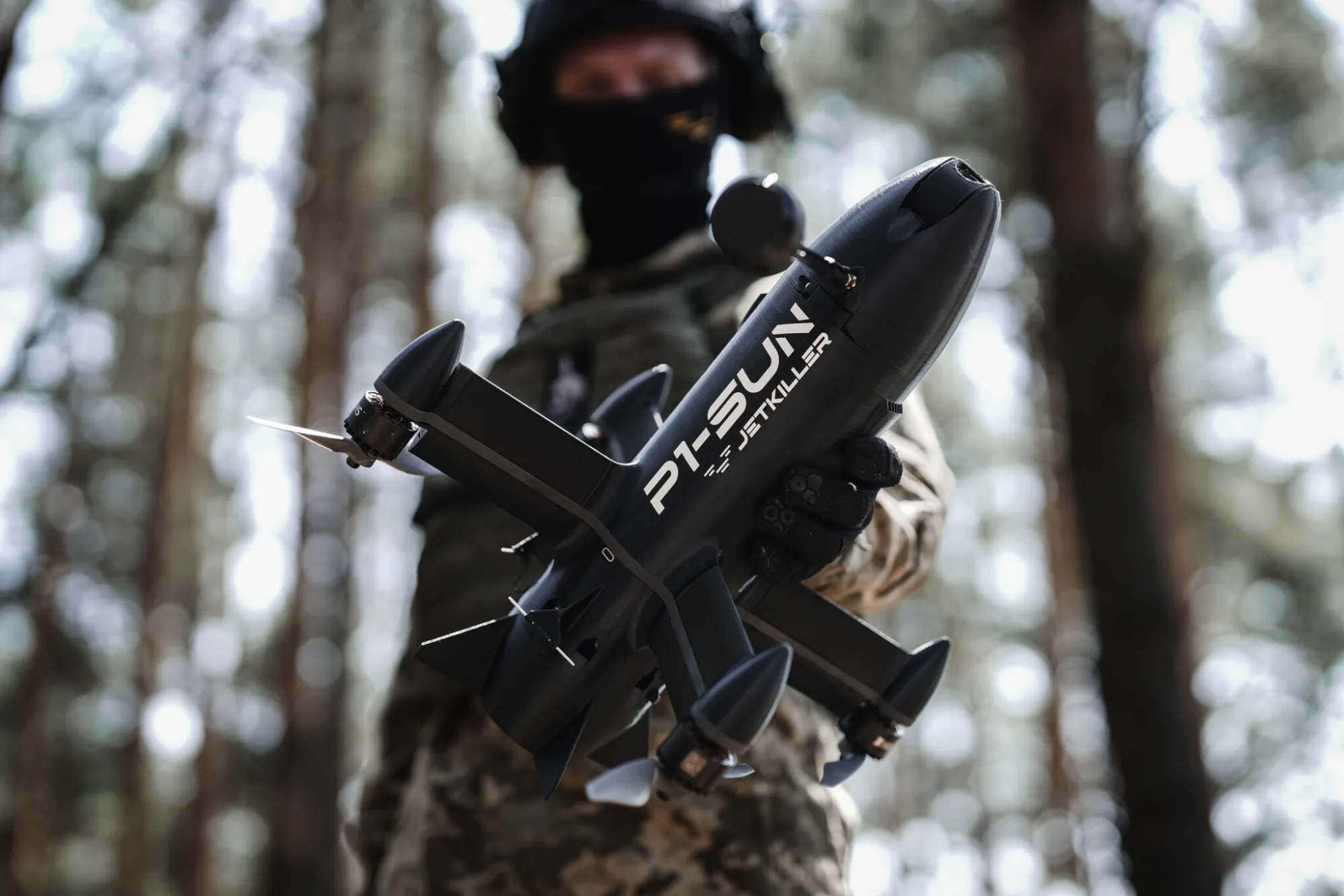 El dron interceptor P1-SUN JetKiller de SkyFall. Créditos de la foto: SkyFall