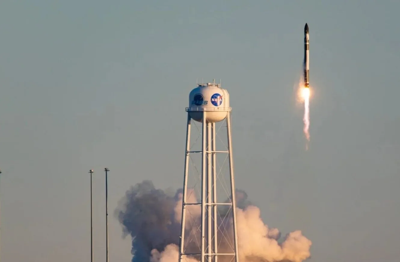 El Complejo de Lanzamiento 2 del Laboratorio de Cohetes dentro del Puerto Espacial Regional del Atlántico Medio en las Instalaciones de Vuelo Wallops de la NASA en Virginia es el sitio de lanzamiento de HASTE. Crédito: Rocket Lab.