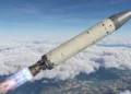 Imagen del IBCM LGM-35A Sentinel por parte de la compañía Northrop Grumman.