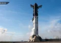 Imagen de la nave Starship durante la prueba de vuelo 13 que ha sido reprogramada para el 20 de julio.