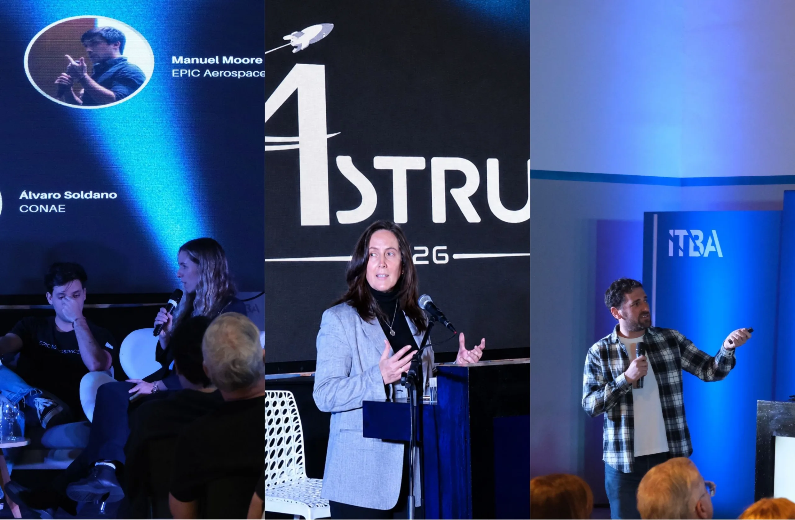 Astrum reunió a 360 personas en un evento que acerca la industria espacial nacional a los estudiantes y la comunidad científica.